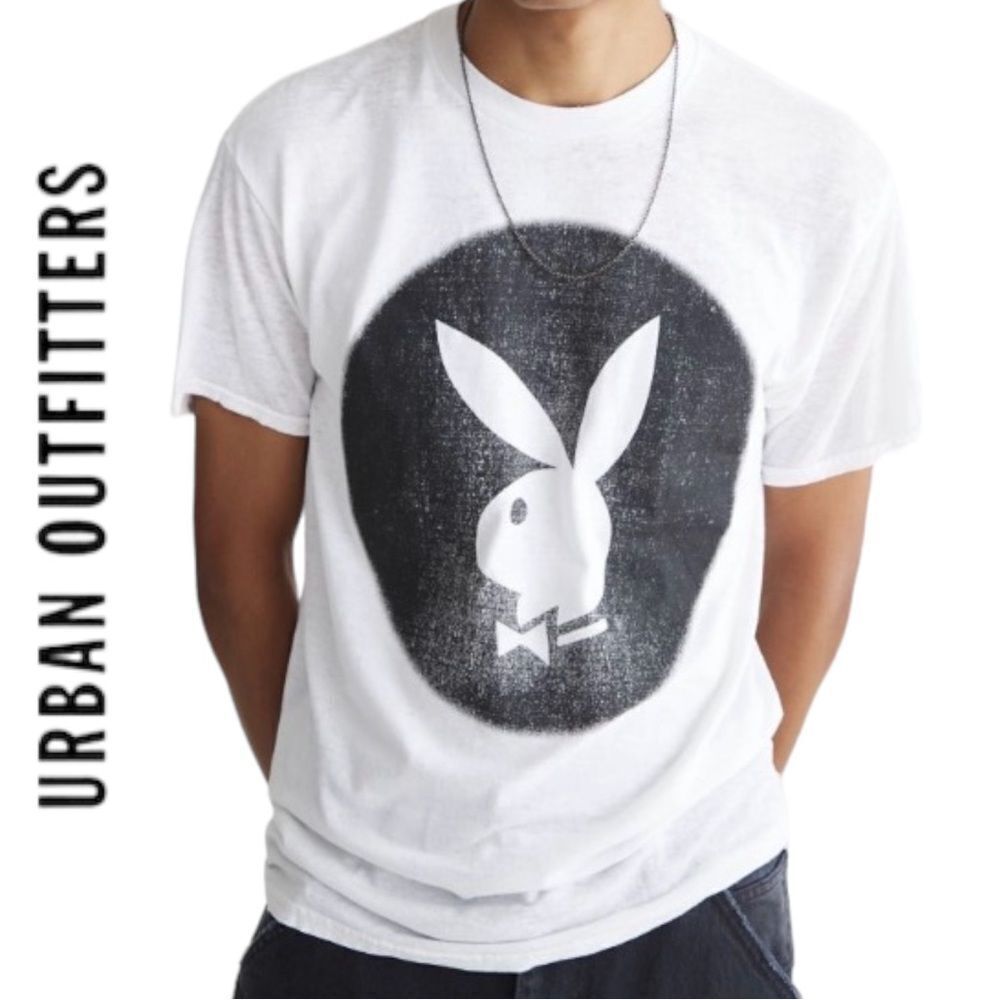 NEW Playboy UO Urban Outfitters Spotlight Burnout Shirt T-Shirt Tee M L XL